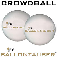 1 Werbeballon Crowdball Rund indiv. Druckmotiv mglich 100cm